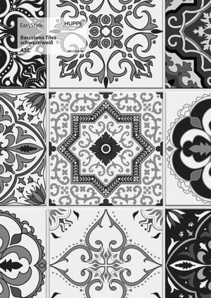 43C Barcelona Tiles schwarz weiss