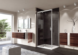 Aura elegance Side panel for sliding  door, 1-panel with fixed segment 4016