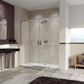 Aura elegance Sliding door, 2-panel with fixed segments in recess 4021