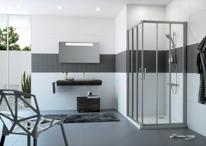 Classics 2 Sliding door, 3-section corner entry (1/2) C212