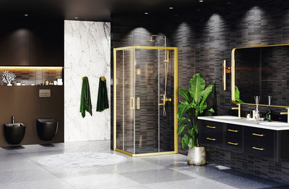 Classics 2 Gold Edition Sliding door, 2-section corner entry C201