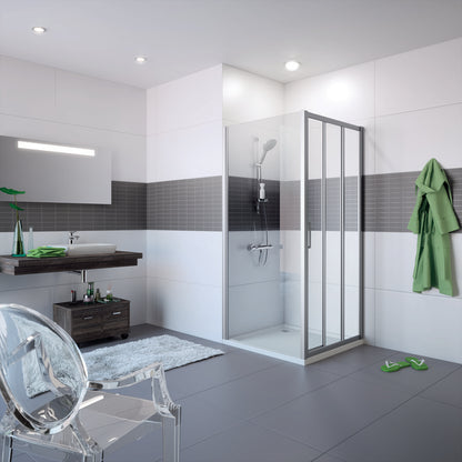 Classics 2 Sliding door, 2-panel with fixed segment C203