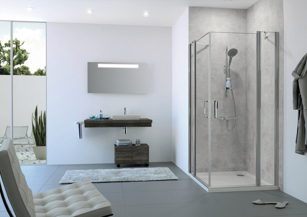 Classics 2 Swing door, corner entry, with fixed segments C230