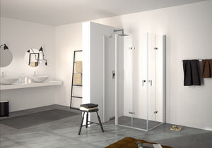 Design pure Křídlové sklapovací dveře s pevným segmentem 8P70