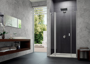 Design pure Křídlové dveře s pevným segmentem a protisegmentem do niky 8P73