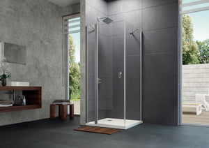 Design pure Křídlové dveře s pevným segmentem 8P07