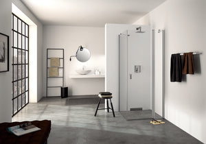 Design pure Křídlové dveře s pevným segmentem 8P07