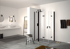 Design pure Křídlové sklapovací dveře s pevným segmentem 8P70