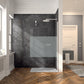 Design pure Boční stěna samostatně stojící - Tloušťka skla 8 mm 8P11