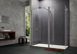 Design pure Walk-In boční stěna s výklopným segmentem 8P12 
