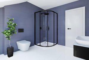 Ena 2.0 Black Edition Quadrant Sliding door 1406