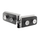 Enjoy pure partially framed Walk-In Side panel with movable segment 4T13