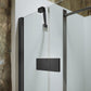 SolvaPro partially framed Swing door with fixed segment for recess and side panel 7T03
