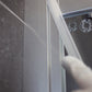 Alpha 2 fully framed Sliding door, 2-panel with fixed segment A222