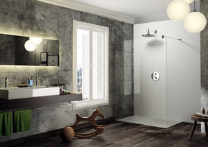 Solva frameless Free-standing side panel S101