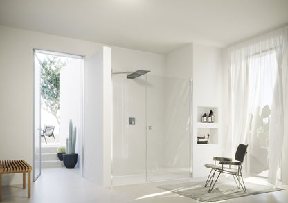 SolvaPro partially framed Swing door with additional section in recess 7T29