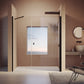 SolvaPro partially framed Swing door with additional section in recess 7T29