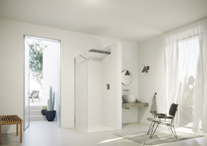 Solva partially framed Side panel for swing door/folding swing door/swing door with fixed segment/two-way door S207