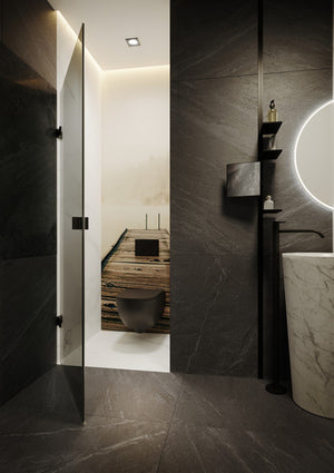 Solva frameless Swing door in recess S123