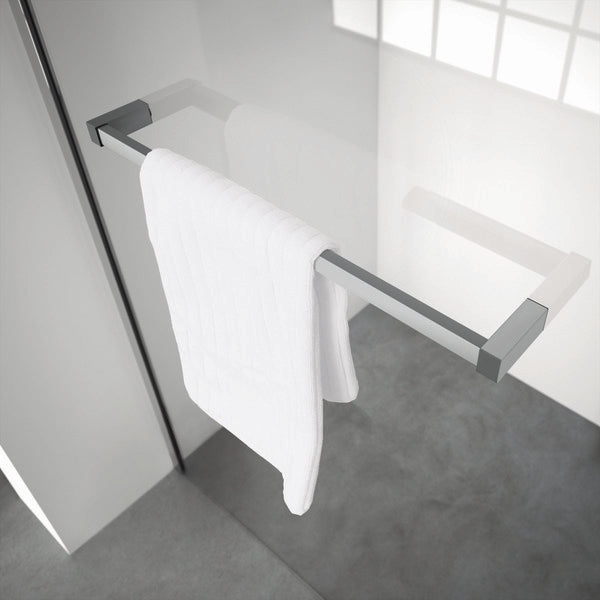Towel rail, Matt silver