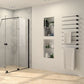 Xtensa pure Walk-In sliding door, 1-panel with fixed segment XT01
