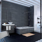Xtensa pure Bath screen Sliding door, 1-panel with fixed segment XT06
