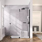 Xtensa pure Walk-In sliding door, 1-panel with fixed segment XT01
